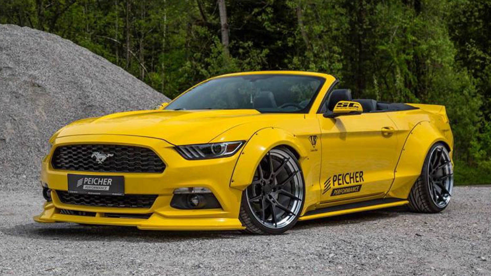 Mustang cabrio tuning peicher performance widebody