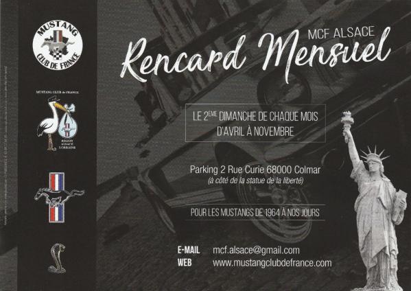 Flyer mustang rencard mensuel